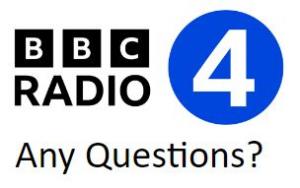 Article Graphic - BBC4 Any Questions? at Shiplake Memorial Hall